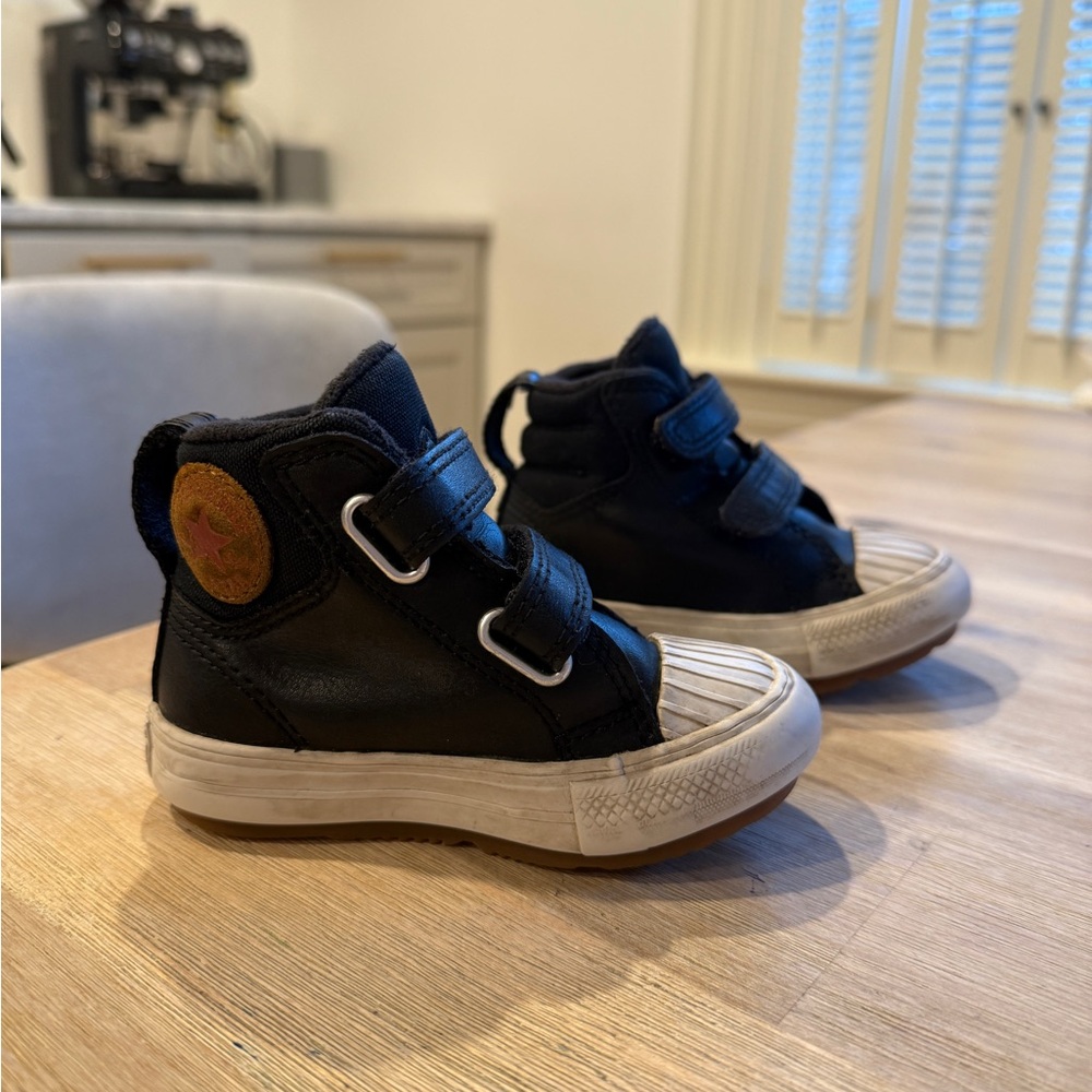 Toddler Converse Black High-Top Sneakers - Chuck Taylor Berkshire Boot